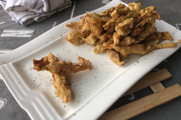 椒盐杏鲍菇的做法图解5