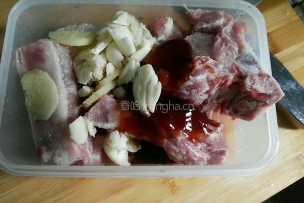 锡纸烤排骨的做法图解2