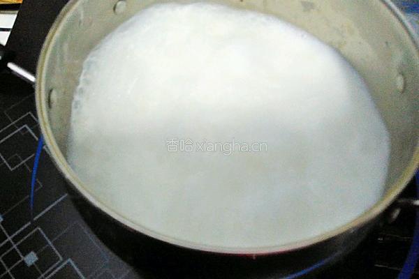 玫瑰椰香布丁的做法图解5