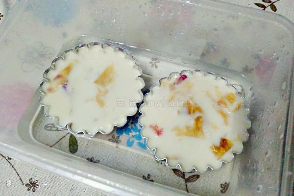 玫瑰椰香布丁的做法图解15