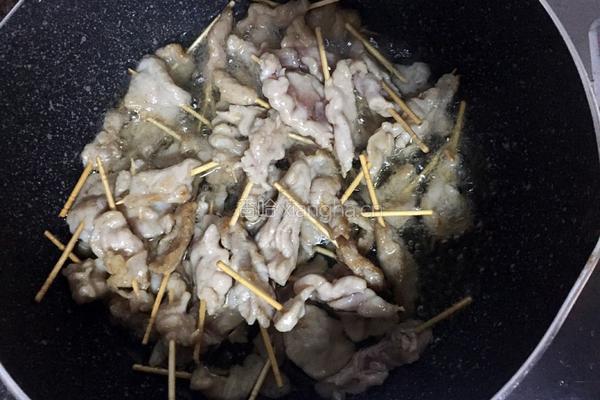 孜然牙签肉的做法图解5