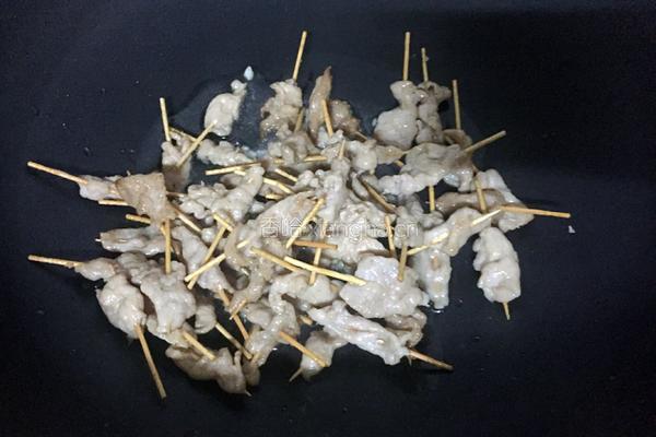 孜然牙签肉的做法图解8
