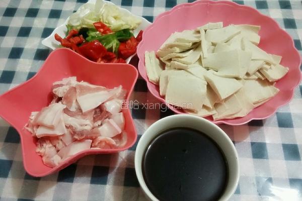 红烧千叶豆腐的做法图解2