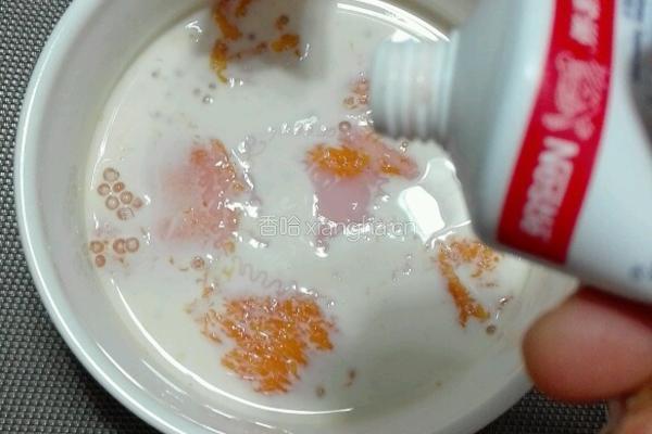 芒果牛奶西米露的做法图解4