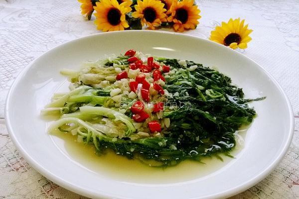 清炒苦菊的做法图解8