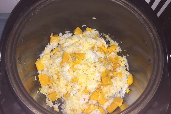 芒果椰汁糯米饭的做法图解8