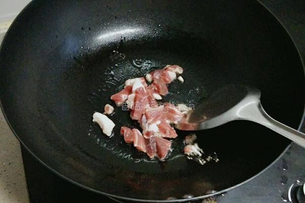 肉炒青椒的做法图解3