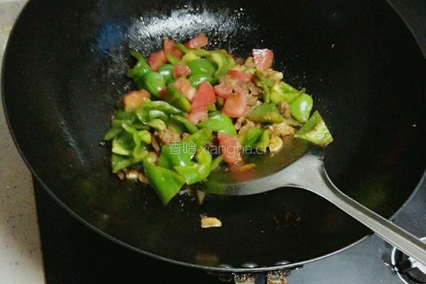 肉炒青椒的做法图解6