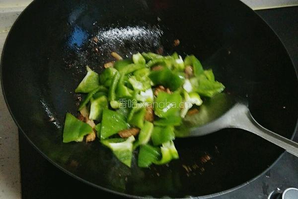 肉炒青椒的做法图解5