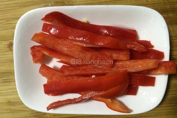 清炒茭白芦笋的做法图解2