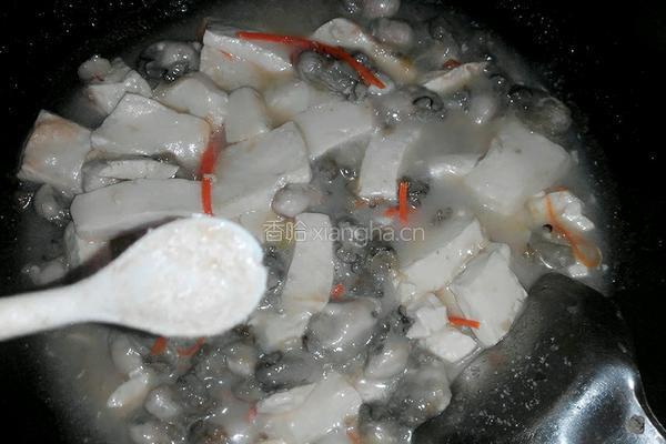 海蛎豆腐汤的做法图解8
