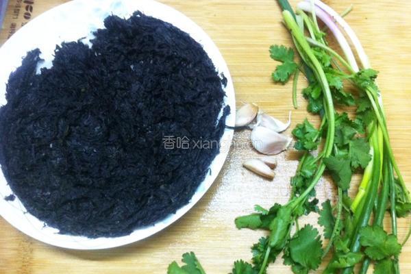 凉拌紫菜的做法图解1