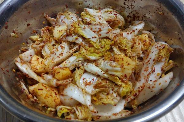 朝鲜辣白菜的做法图解8