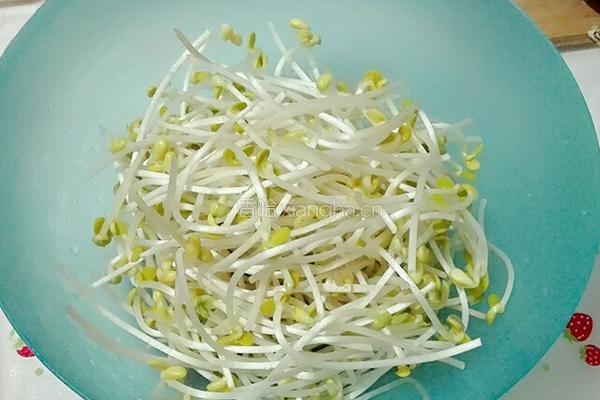 豆芽炒韭菜的做法图解1