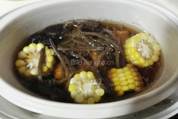 茶树菇玉米鸡汤的做法图解7
