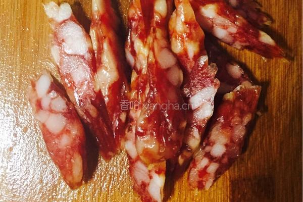 春笋炒腊味的做法图解3
