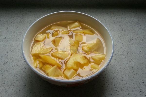 菠萝鸭的做法图解4