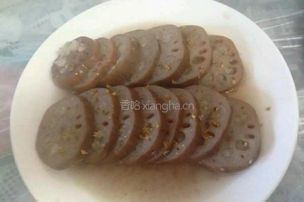 冰糖桂花糯米藕