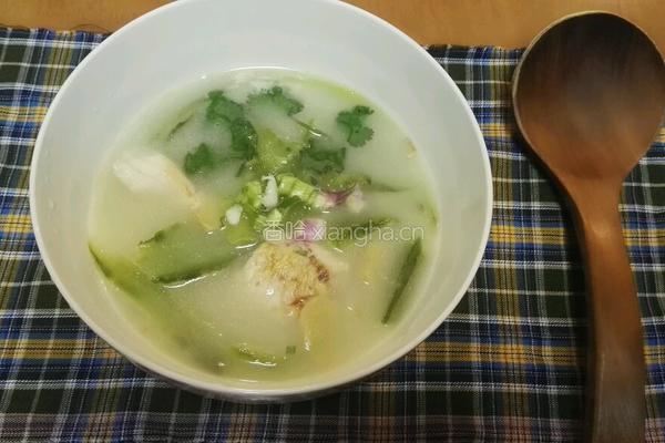 丝瓜腕鱼汤的做法图解6
