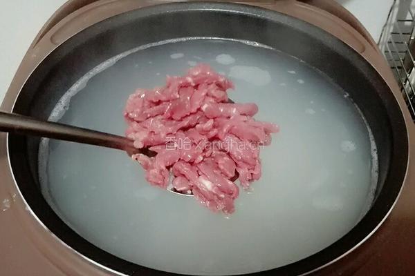 牛肉菠菜粥的做法图解7