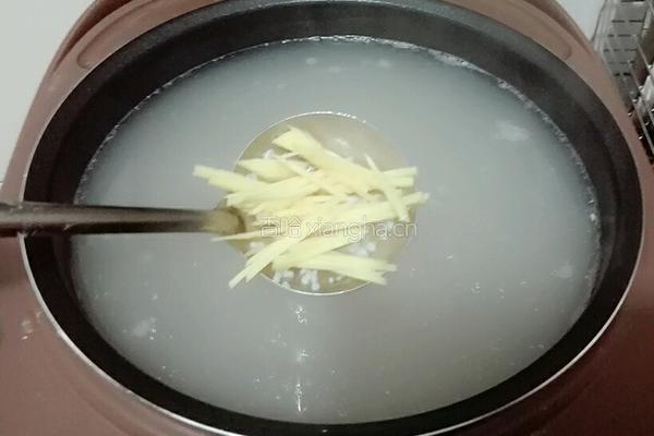 牛肉菠菜粥的做法图解8