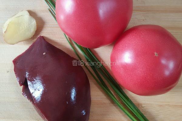 西红柿猪肝汤的做法图解1