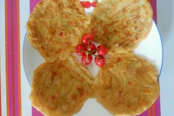 西红柿土豆煎饼的做法图解10