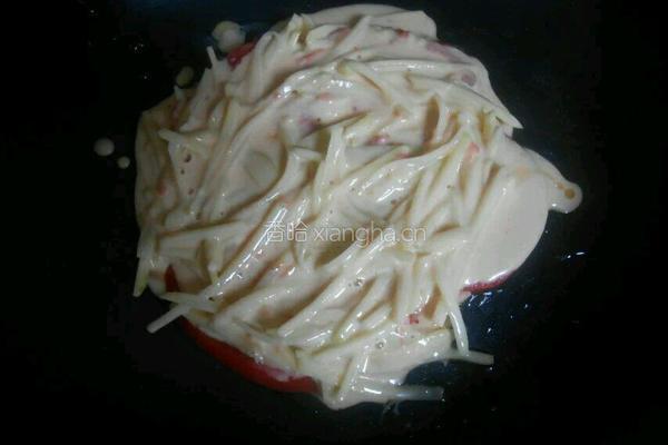 西红柿土豆煎饼的做法图解8