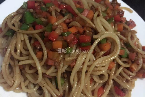 黑胡椒意大利面的做法图解7