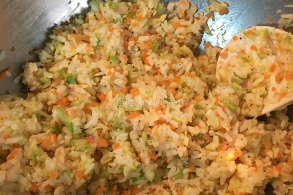 烤双重芝士饭团的做法图解3