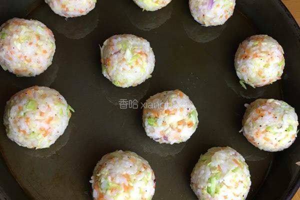 烤双重芝士饭团的做法图解5
