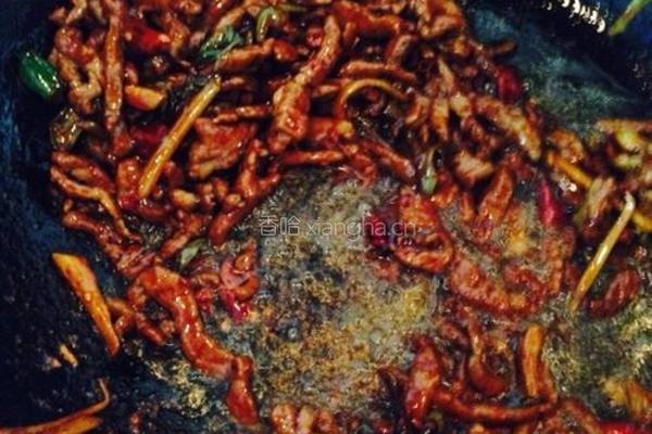 干煸牛肉丝的做法图解5