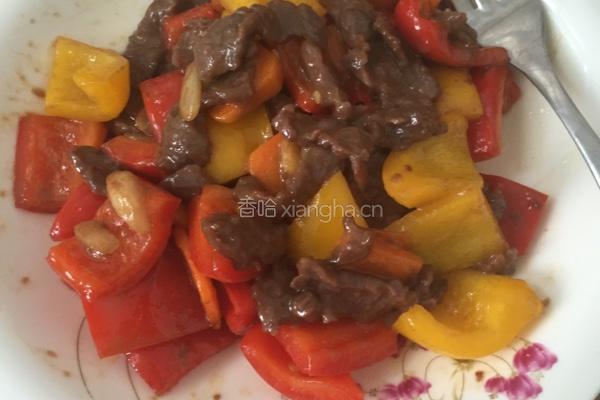 彩椒炒牛肉