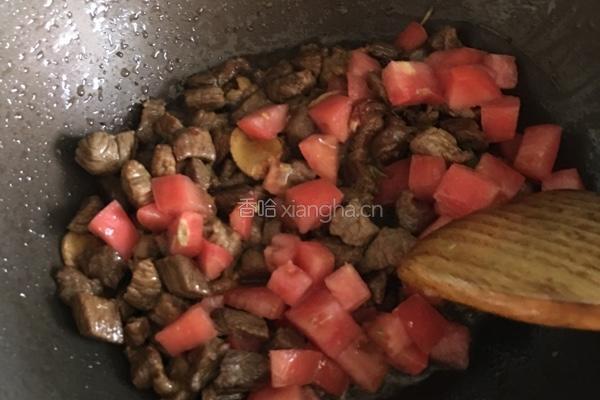 西红柿土豆胡萝卜炖牛肉的做法图解5