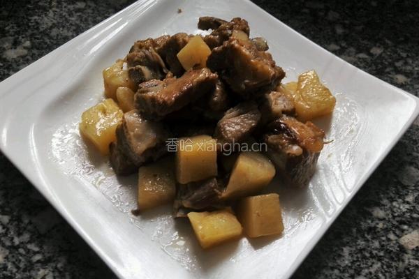 酸甜菠萝排骨的做法图解8