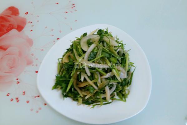 拌老虎菜的做法图解7
