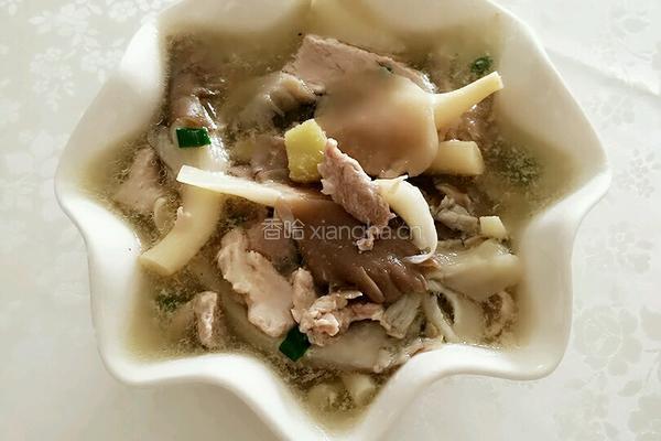 平菇肉片汤的做法图解9