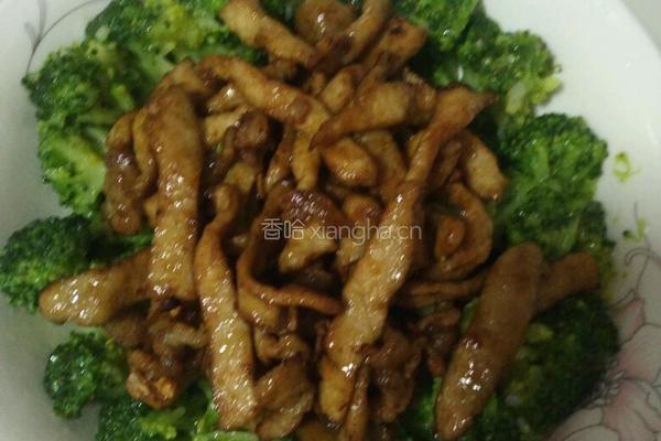 秘制西兰花炒肉的做法图解8
