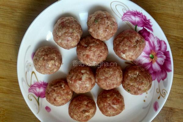 虾仁牛肉萝卜丸子汤的做法图解8