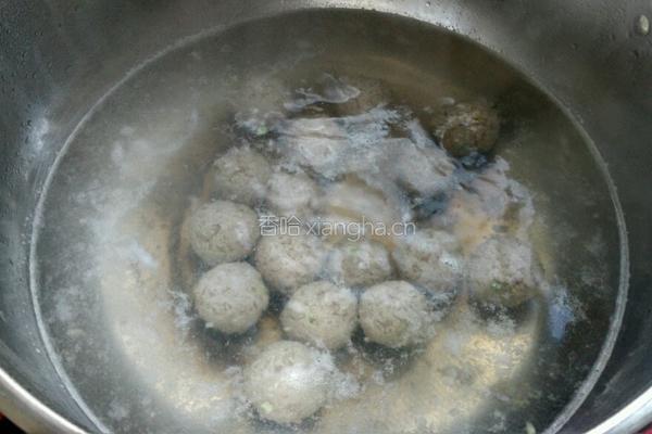 虾仁牛肉萝卜丸子汤的做法图解10