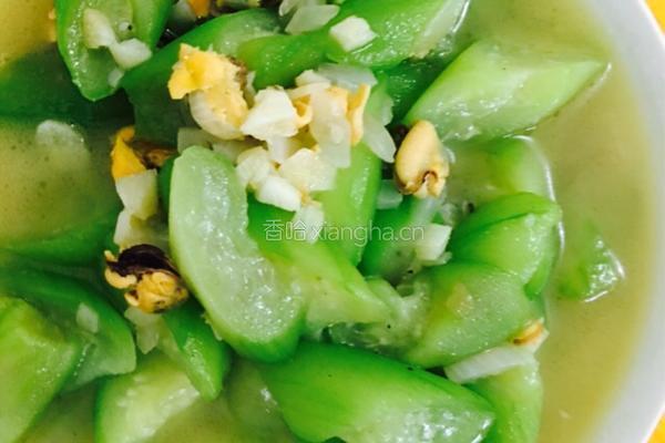 淡菜烧丝瓜的做法图解7