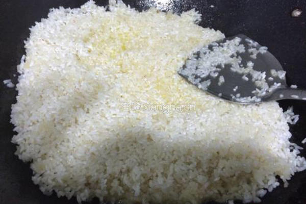  花豆焖糯米饭的做法图解4