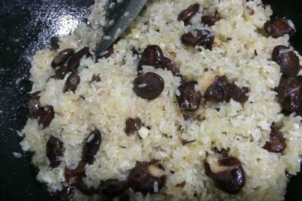  花豆焖糯米饭的做法图解6