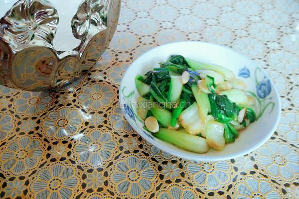 清炒油菜的做法图解7