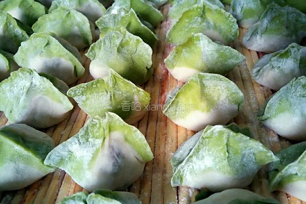 翡翠芸豆肉饺子的做法图解8