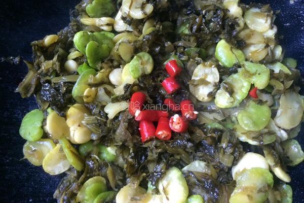雪菜豆瓣的做法图解8