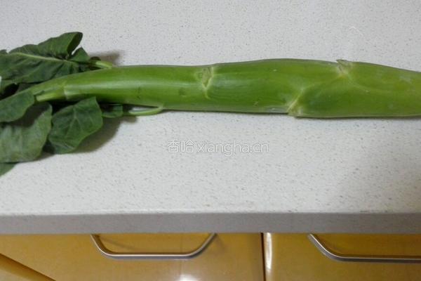 热拌橄榄菜的做法图解1