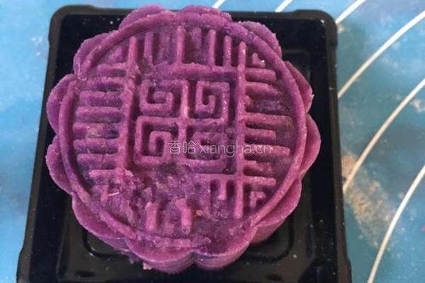 紫薯糕的做法图解4