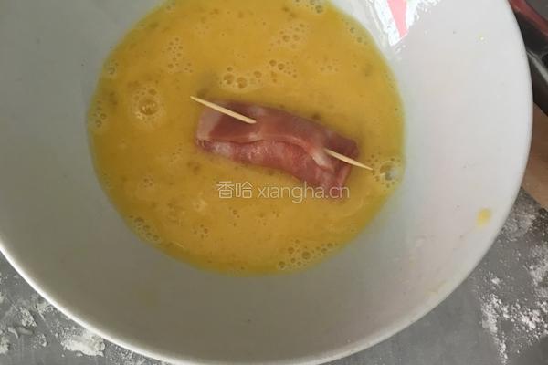 培根芝士卷的做法图解4