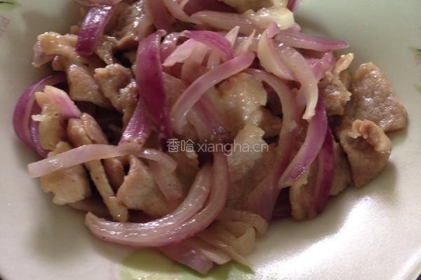 洋葱炒肉的做法图解5